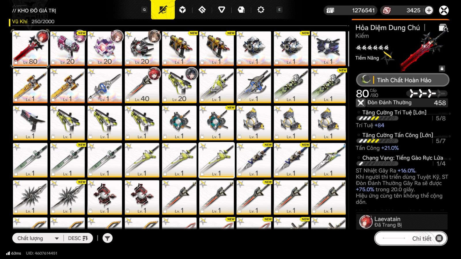 Acc Arknights Endfield Uy Tín ID 15900