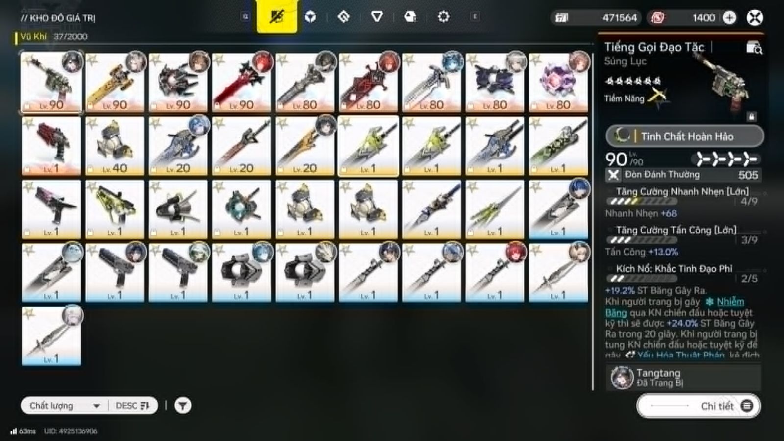 Acc Arknights Endfield Uy Tín ID 18065