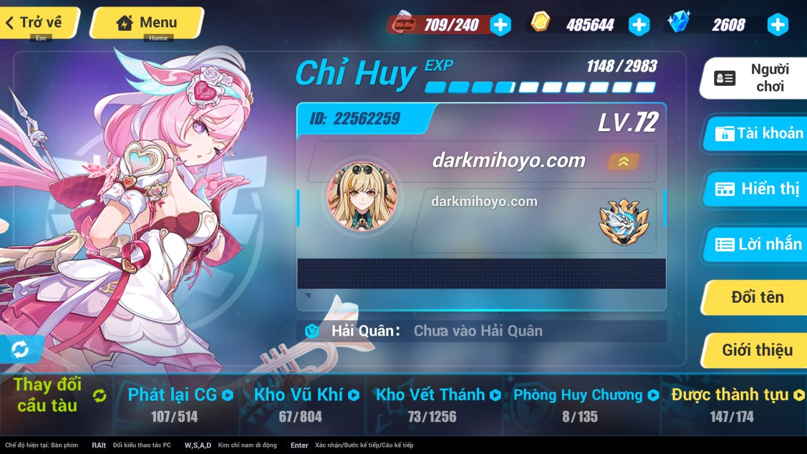 Acc Honkai Impact 3 ID 13657