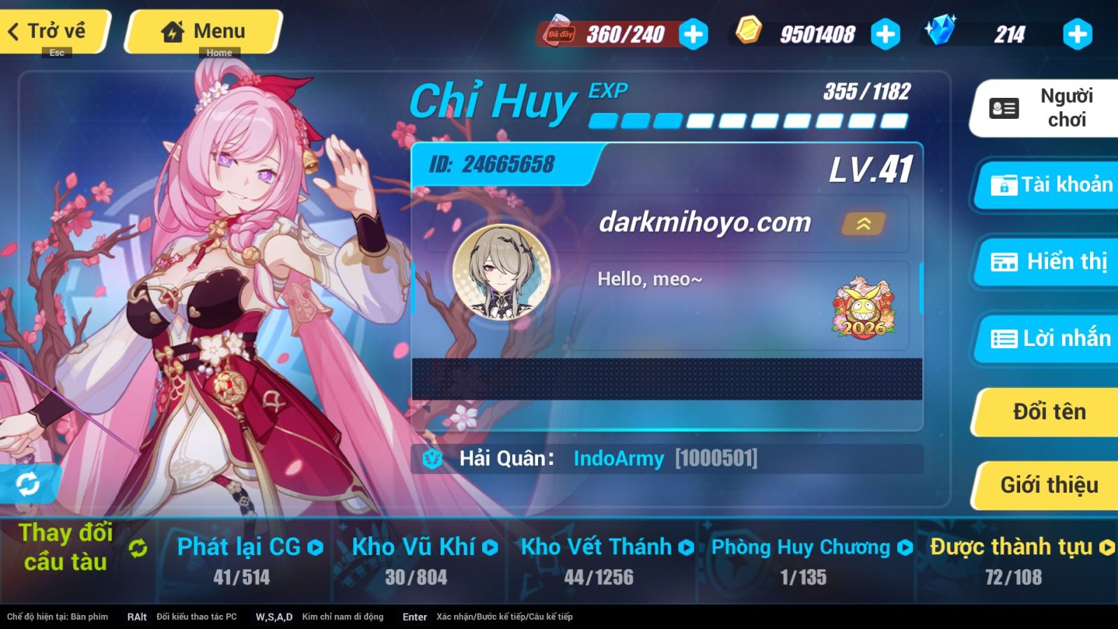 Acc Honkai Impact 3 ID 13649