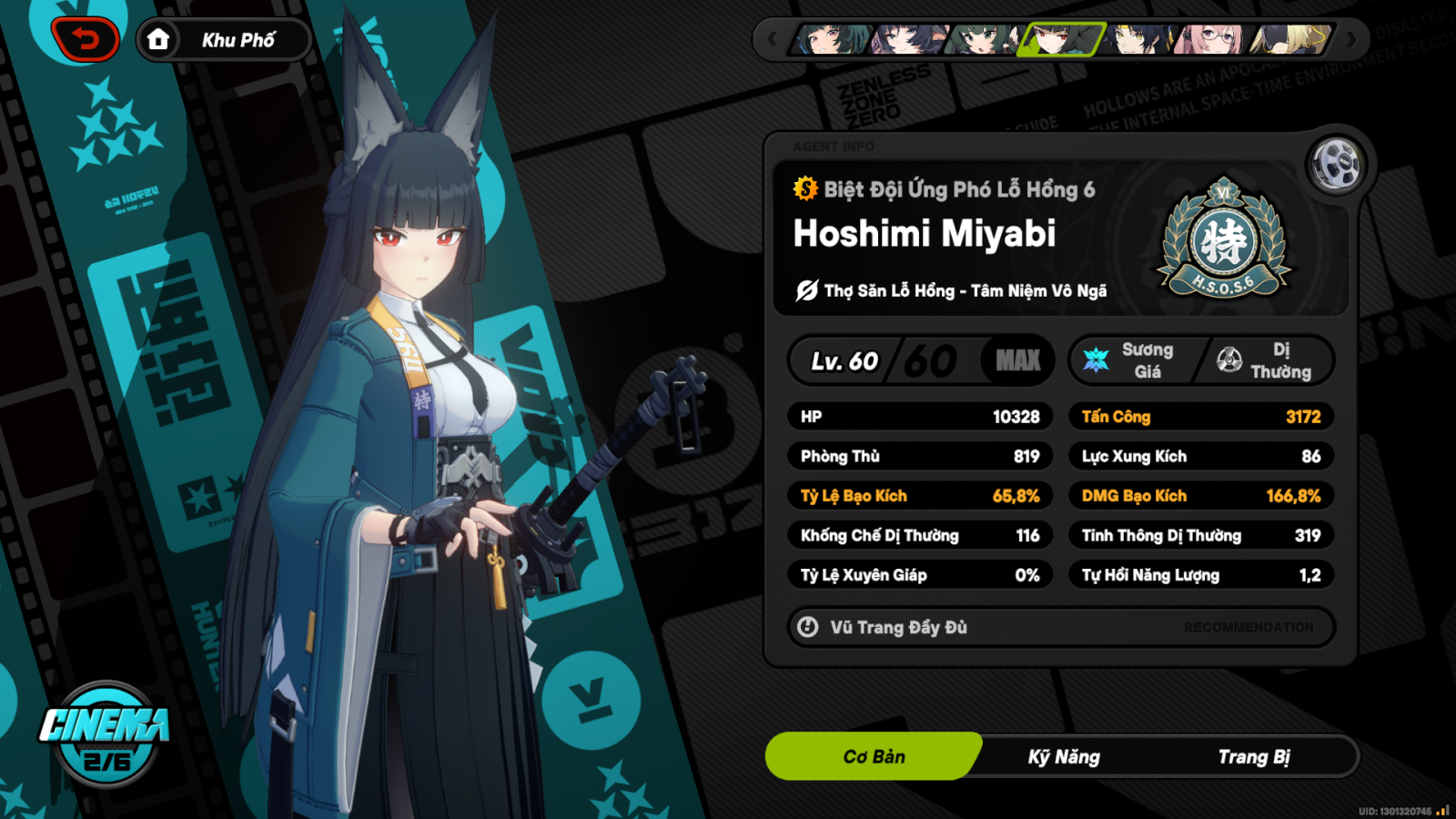 Acc Zenless Zone Zero ID 18414