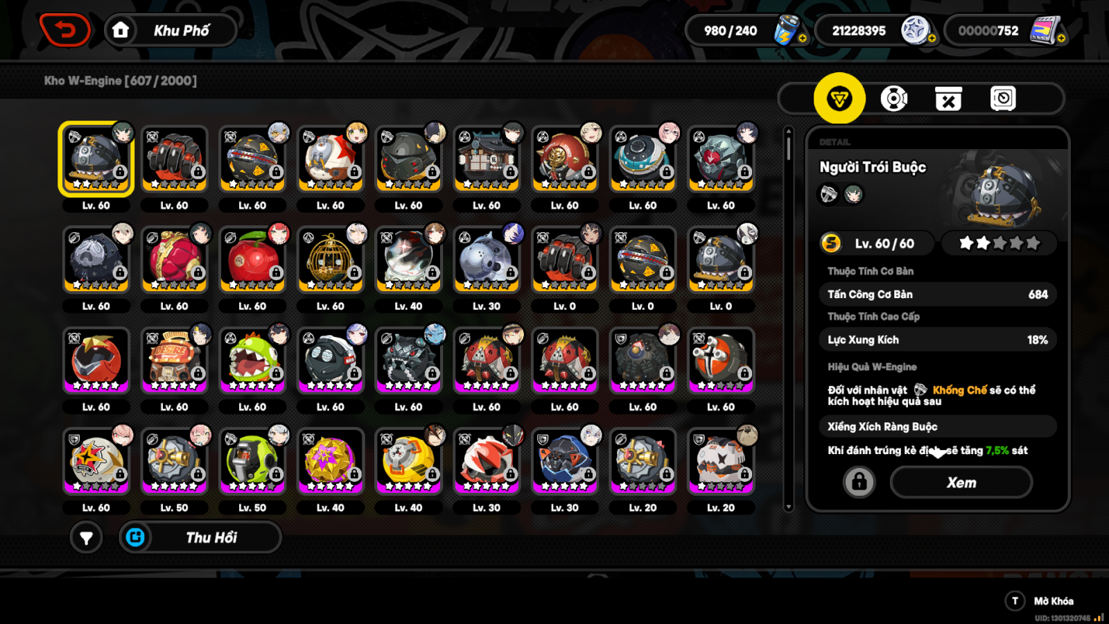 Acc Zenless Zone Zero ID 18414