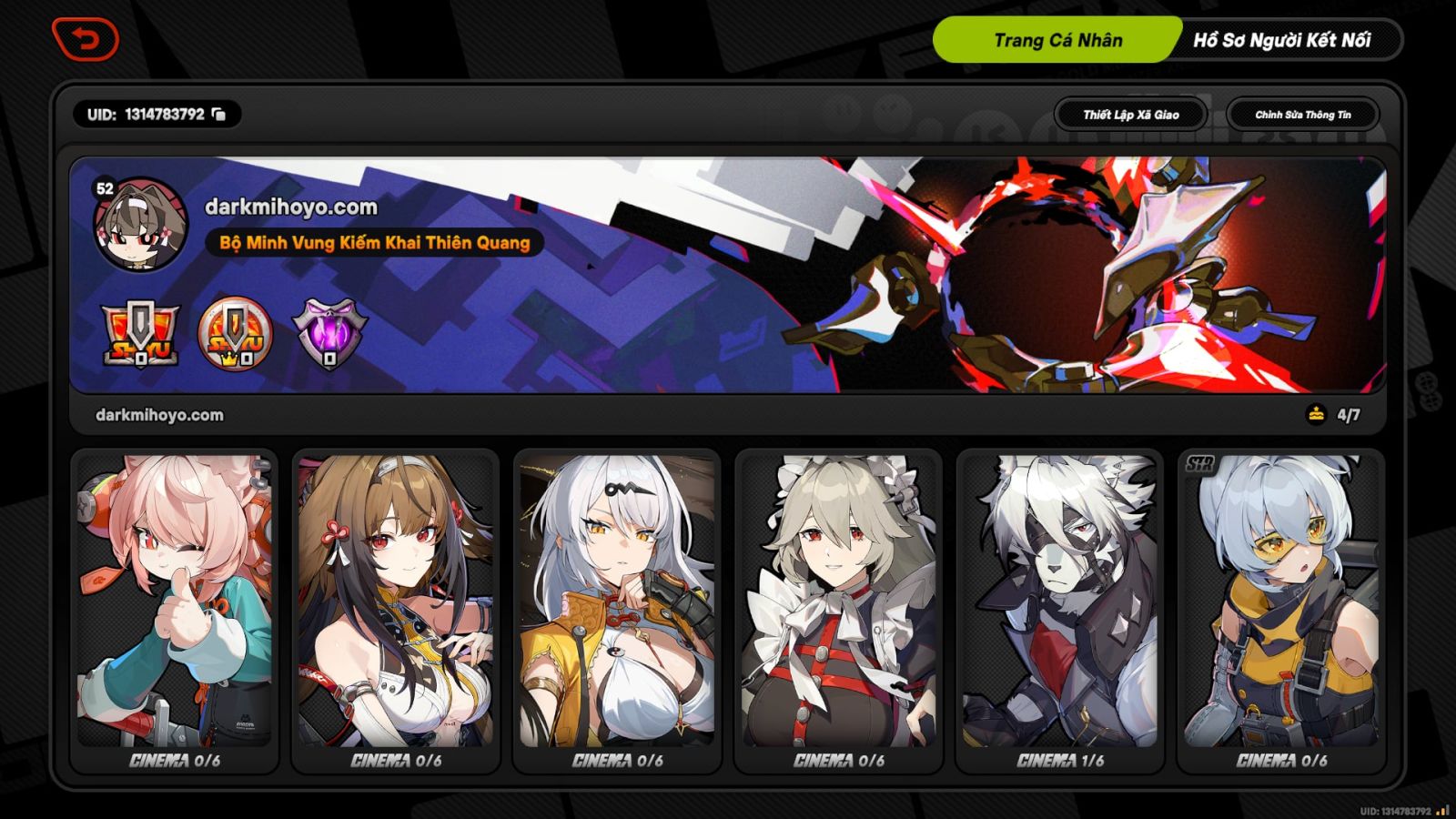 Acc Zenless Zone Zero ID 14064