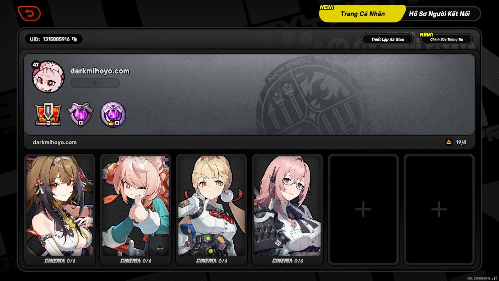 Acc Zenless Zone Zero ID 14068